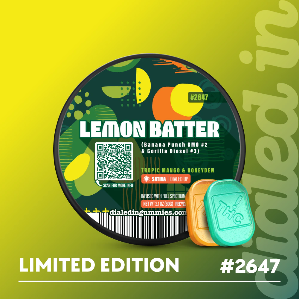 Dialed In - Dialed In - Gummies - Lemon Batter (S) - 100mg Main Image