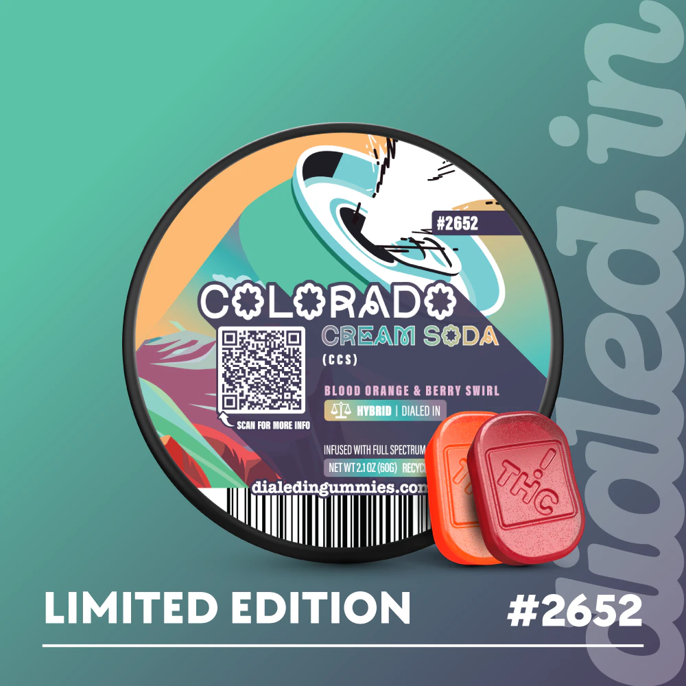 Dialed In - Dialed In - Gummies - Colorado Cream Soda (H) - 100mg Main Image