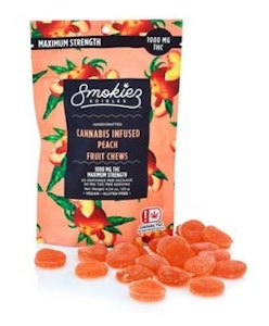 SMOKIEZ - Peach (1,000mg) Fruit Chews (S)