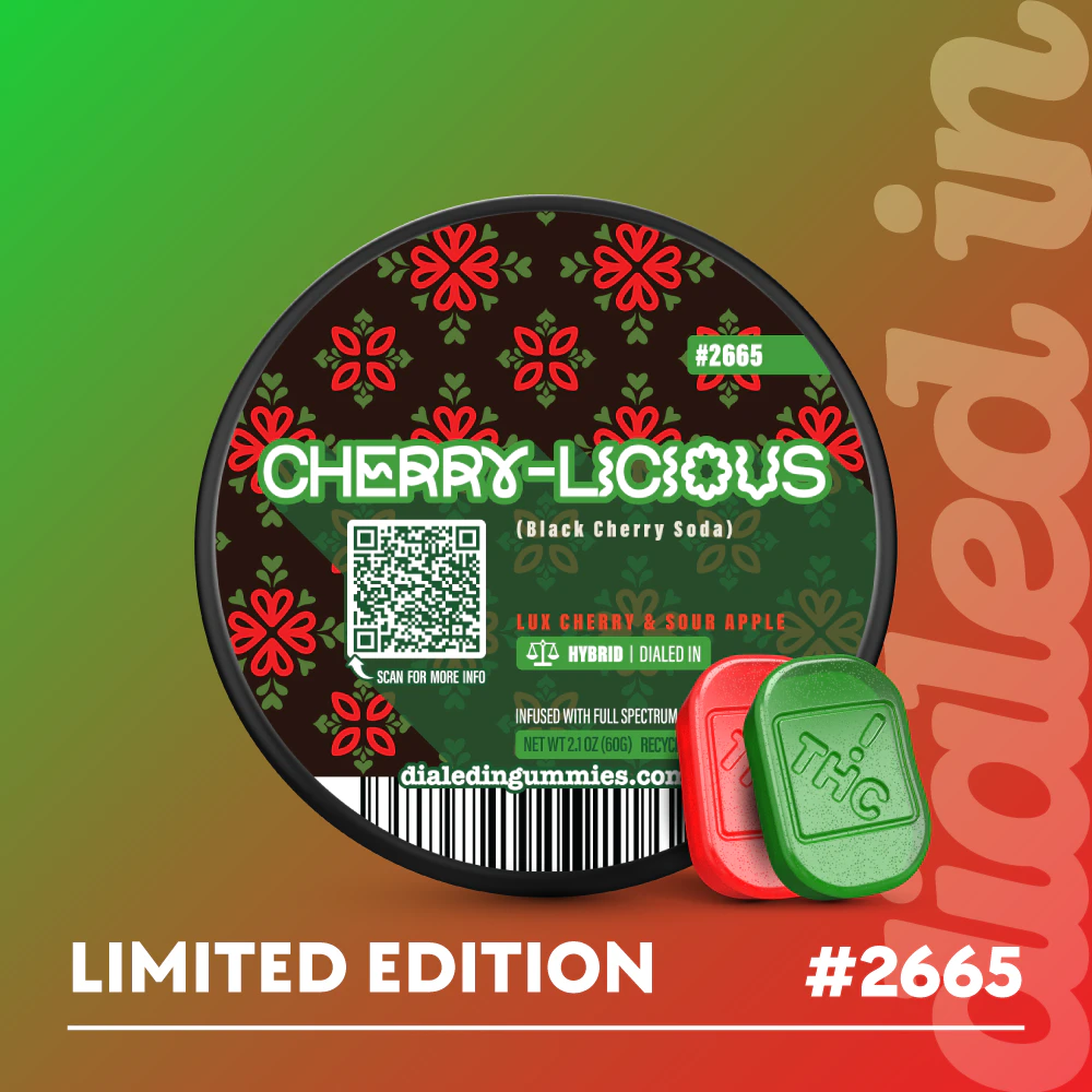 Dialed In - Dialed In - Gummies - Cherry-Licious (H) - 100mg Main Image