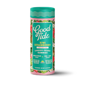 Good Tide | Hash Rosin Gummies (10ct) | Kiwi Strawberry 1:1:1 THC:CBD:CBG | 100mg
