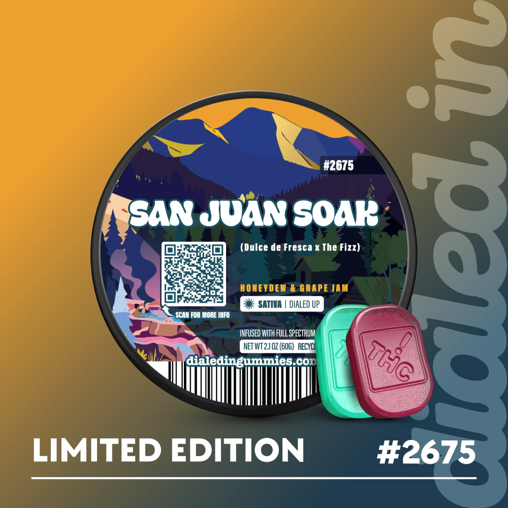 Dialed In - Dialed In - Gummies - San Juan Soak (S) - 100mg Main Image