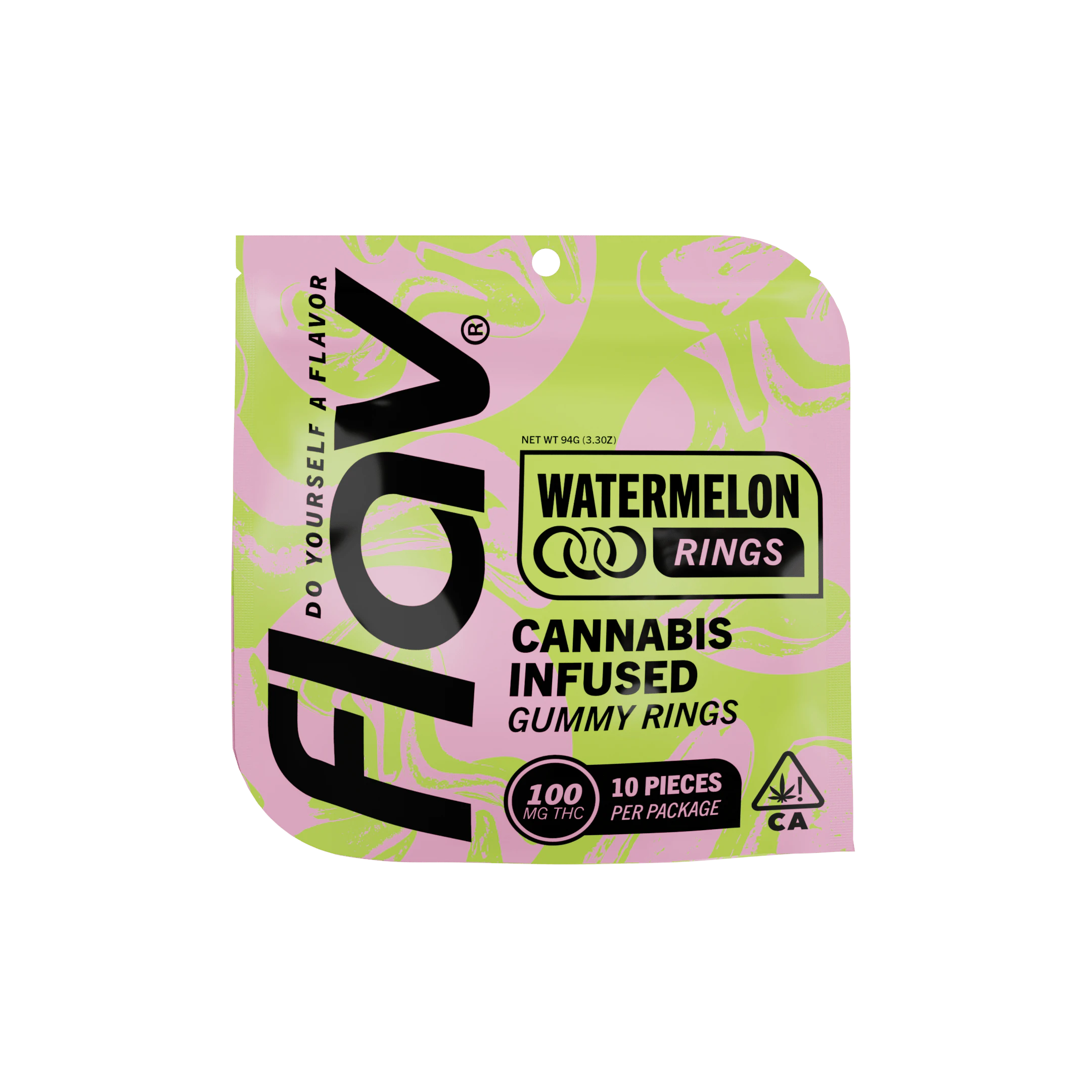 Flav - Flav - Candy - Ring - 100mg - Distillate - Watermelon | E13 Main Image