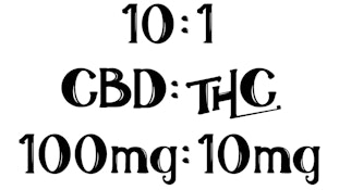 x5 10:1 CBD:THC Gummies