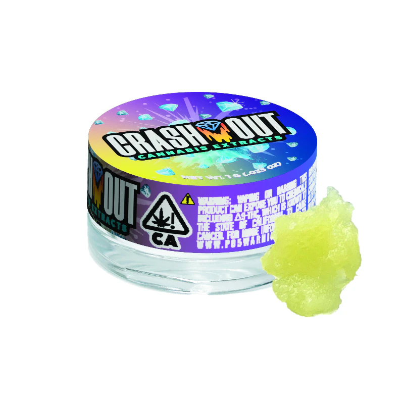 Crash Out - Crash Out - Papaya Live Resin Sugar 1g Main Image
