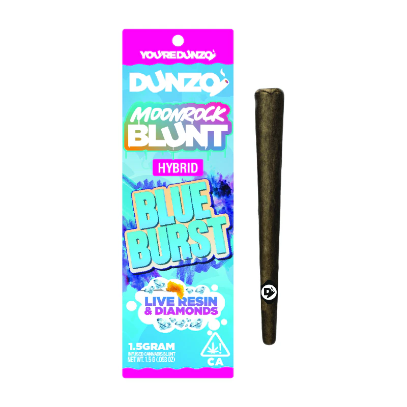 Dunzo - Dunzo - Blue Burst Moonrock Infused Blunt 1.5g Main Image