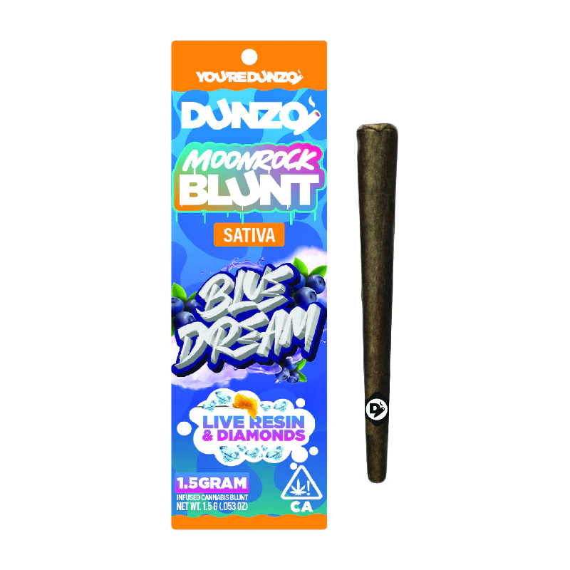 Dunzo - Dunzo - Blue Dream Moonrock Infused Blunt 1.5g Main Image