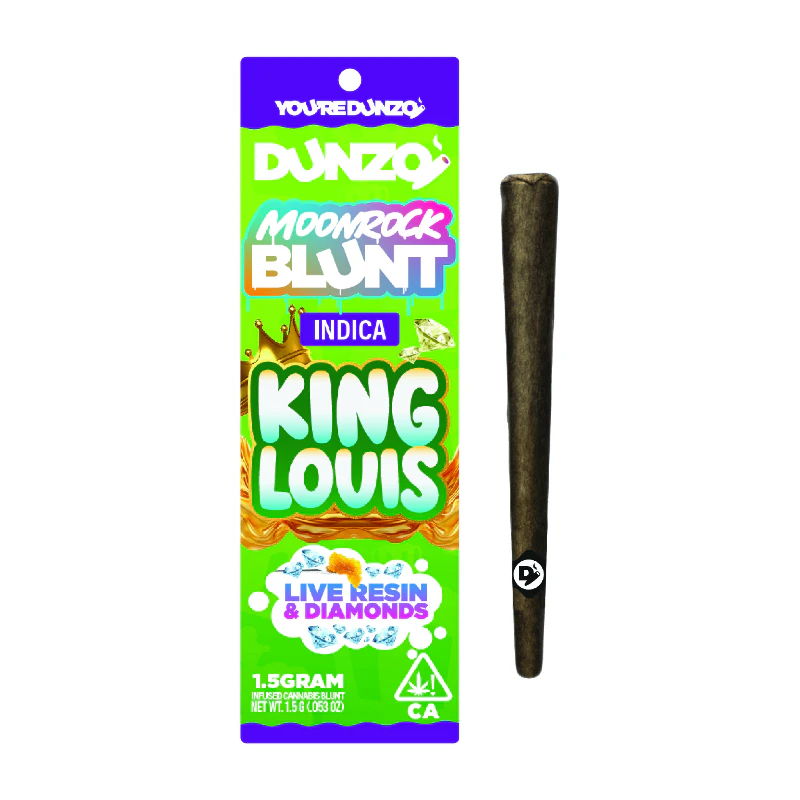 Dunzo - Dunzo - King Louis XIII Moonrock Infused Blunt 1.5g Main Image
