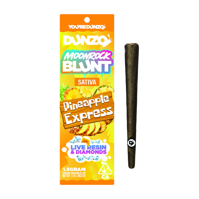 Dunzo - Dunzo - Pineapple Express Moonrock Infused Blunt 1.5g Main Image