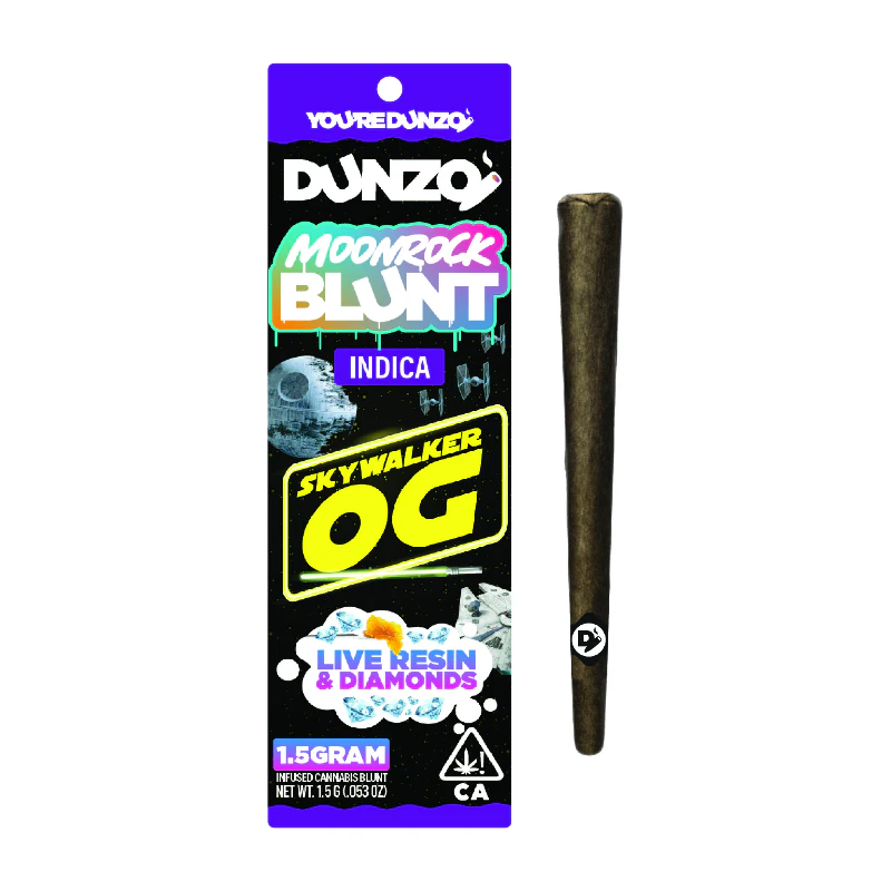 Dunzo - Dunzo - Skywalker OG Moonrock Infused Blunt 1.5g Main Image