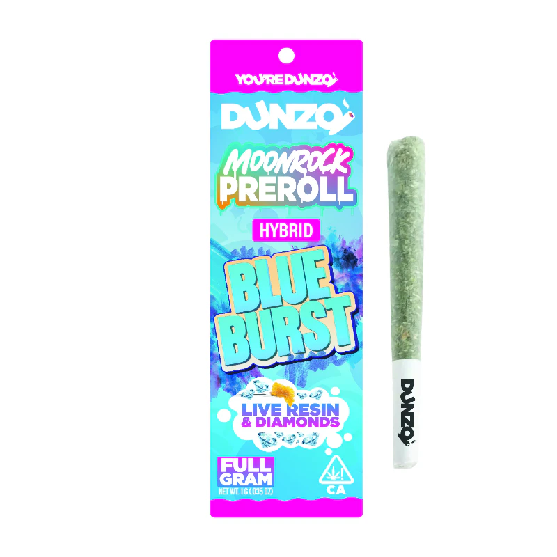Dunzo - Dunzo - Blue Burst Moonrock Infused Preroll 1g Main Image