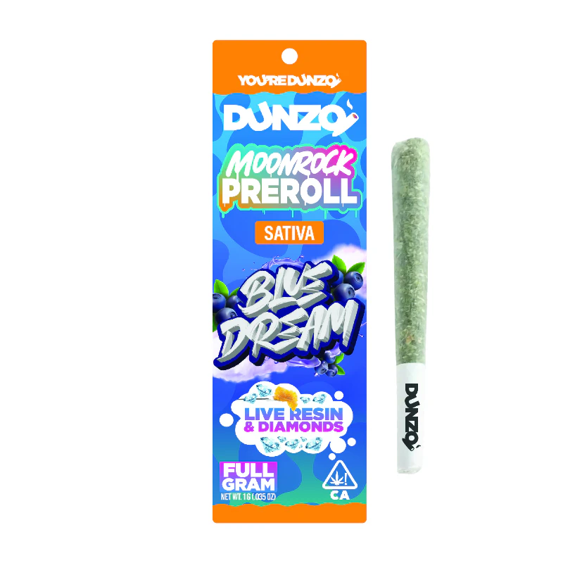 Dunzo - Dunzo - Blue Dream Moonrock Infused Preroll 1g Main Image