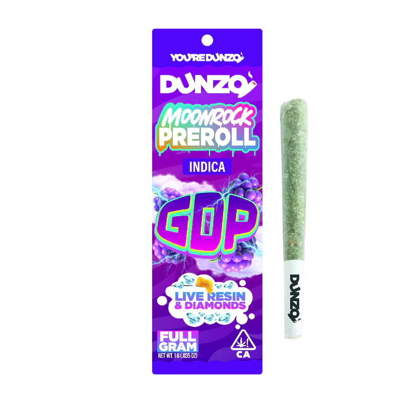 Dunzo - Dunzo - GDP Moonrock Infused Preroll 1g Main Image