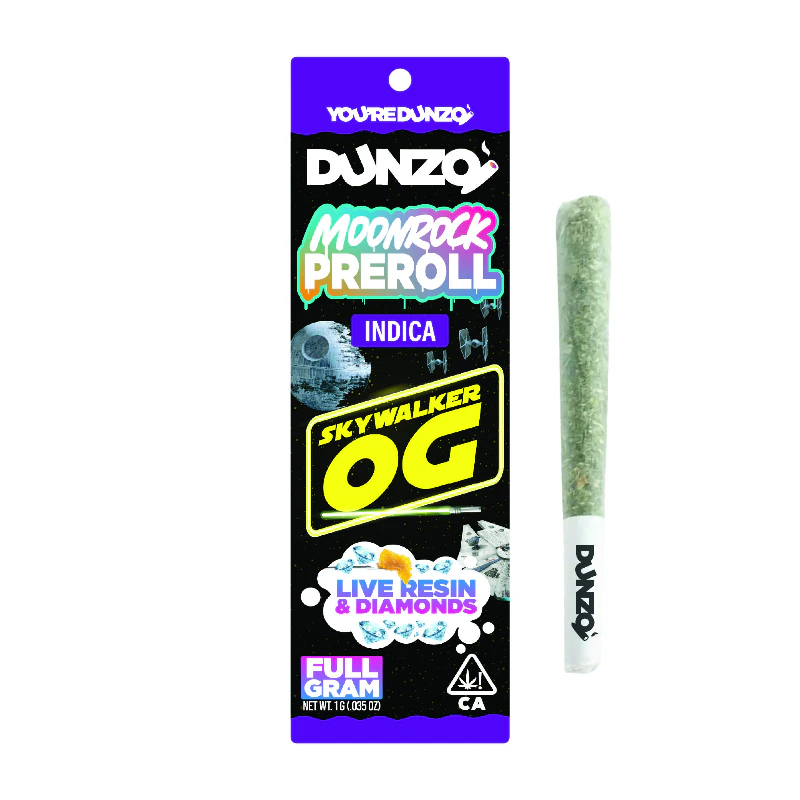 Dunzo - Dunzo - Skywalker OG Moonrock Infused Preroll 1g Main Image