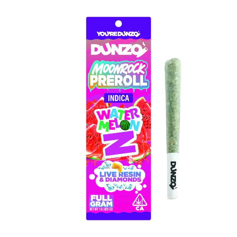 Dunzo - Dunzo - Watermelon Z Moonrock Infused Preroll 1g Main Image