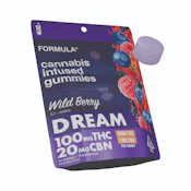 Formula - Wild Berry Dream Gummies 5:1 THC/CBN 100mg
