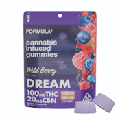 Formula - Wild Berry Dream Gummies 5:1 THC/CBN 100mg