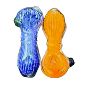 3 in. Swirl Ring Frit Hand Pipe