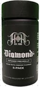 HEAVY HITTERS - Heavy Hitters- Bubbas Girl- 2.5g/5pk Diamond Infused Prerolls