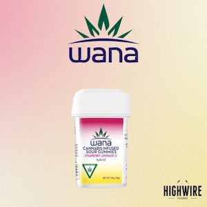 Wana Brands - Wana Gummies Strawberry Lemonade 1:1 THC:CBD 100mg
