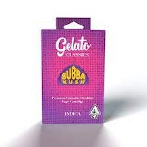 GELATO - Gelato Brand - Classics Cartridge 1g - Bubba Kush 91%