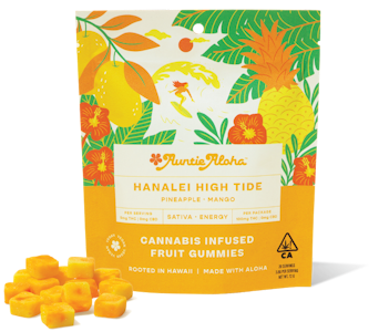 Auntie Aloha - Auntie Aloha | Hanalei High Tide 100mg (Sativa) - Infused Fruit Gummies