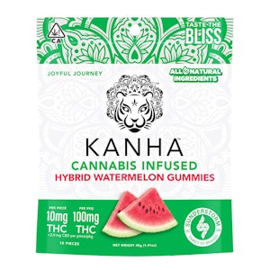 KANHA - Kanha Hybrid Watermelon Gummies 100mg