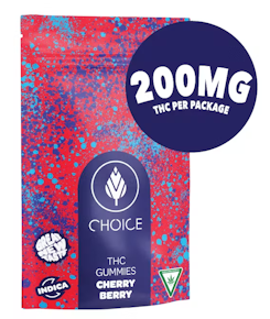 Choice - Cherry Berry Gummies 200MG (10x20MG)