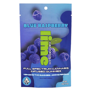 Lime - Lime Blue Raspberry Gummies 100mg