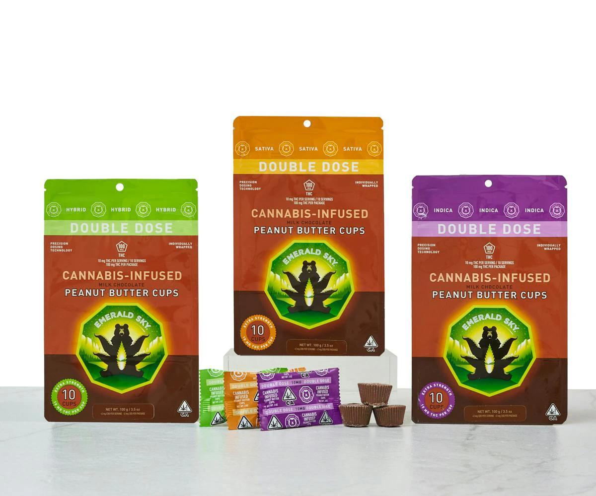 Emerald Sky - Emerald Sky Milk Chocolate Peanut Butter Cups - Hybrid 100mg 10pk Main Image