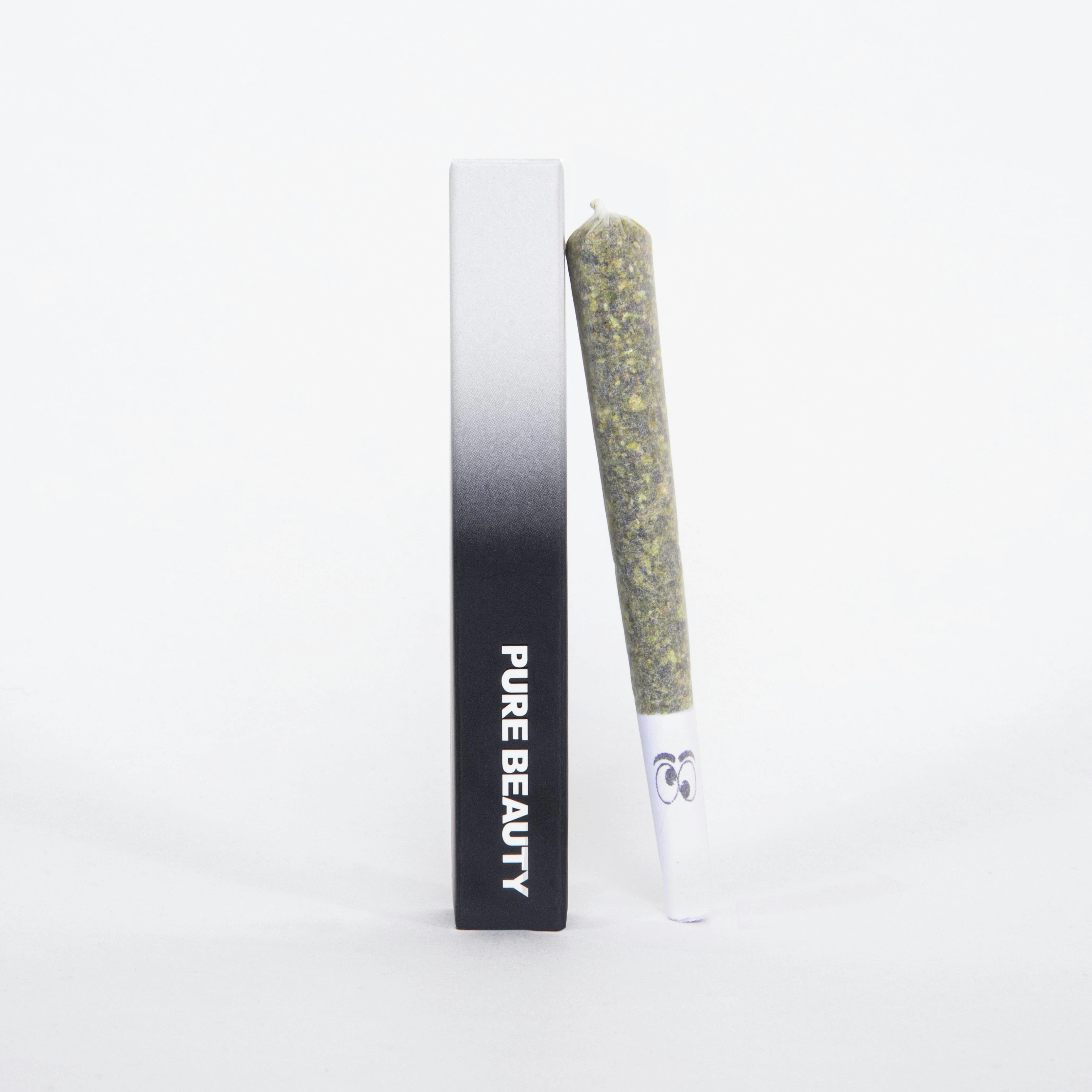 Pure Beauty - Hybrid | Infused Solventless 1g Pre-Roll | Indoor Cannabis Flower Main Image
