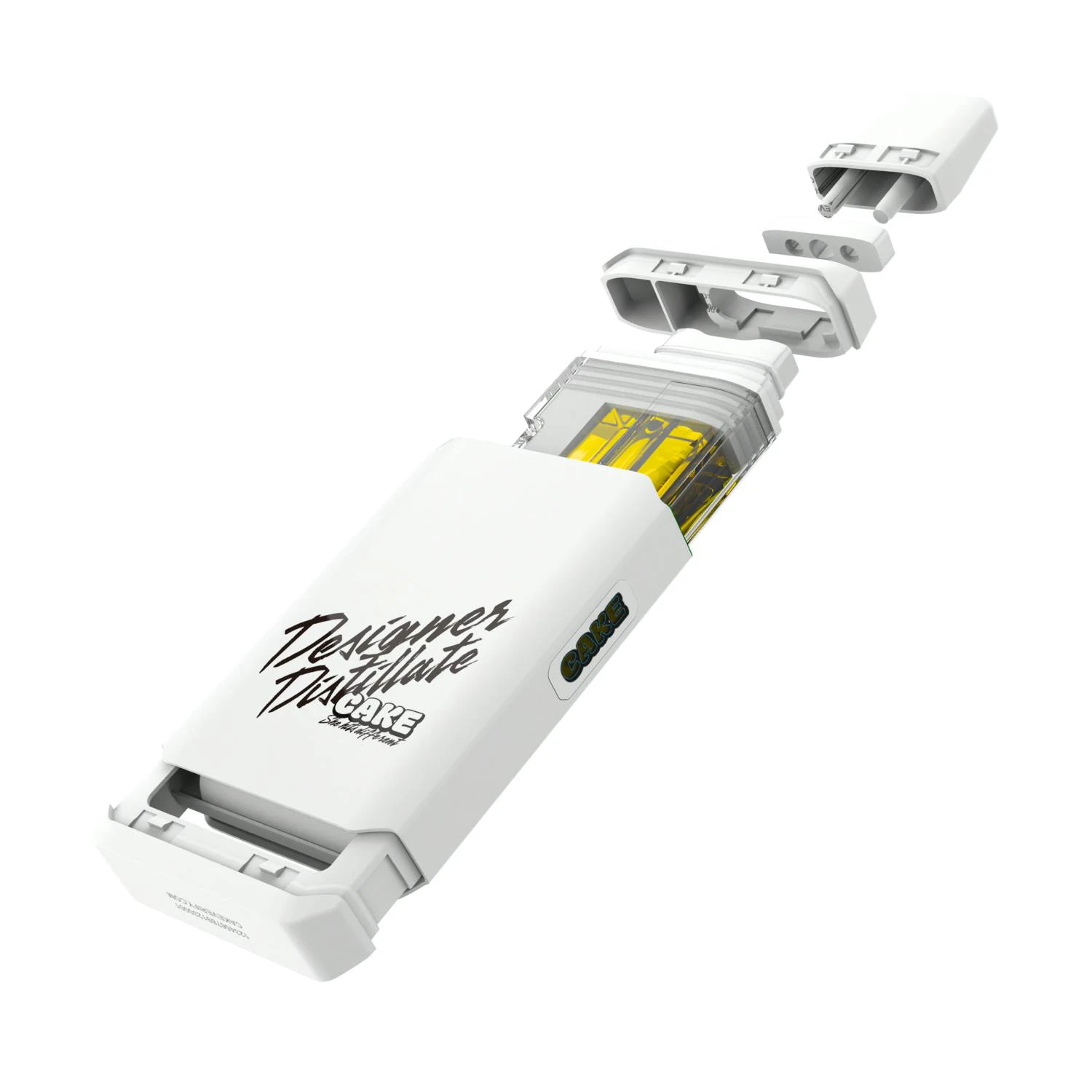 CAKE she hits different - 1.25g Papaya Peach Plur / Designer Distillate Disposable / Cake Main Image