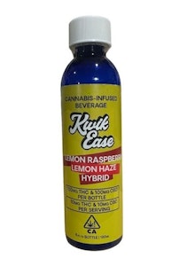 KWIK EASE - KWIK EASE | LEMON RASPBERRY 1:1 THC/CBD | BEVERAGE | 6OZ