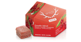 Wyld - Sour Cherry Gummies - 100mg