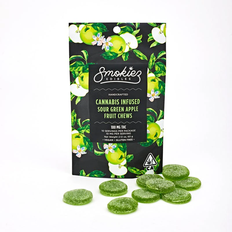 SMOKIEZ - SOUR GREEN APPLE 100MG - SMOKIEZ Main Image