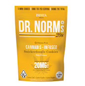 Dr. Norm's Snickerdoodle High Potency 20's Cookies (5x20mg) 100mg