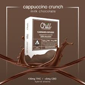 Chill - Cappuccino Crunch Milk Chocolate 100mg