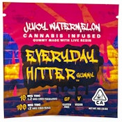 Juicy Watermelon 100mg Live Resin Single Gummy - Everyday Hitter