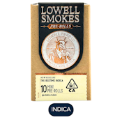 Lowell - Quicks - The Bedtime Indica - Preroll Pack - 10pk - 3.5g