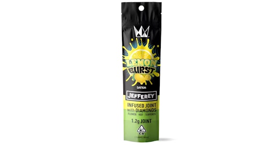 WEST COAST CURE - West Coast Cure - Lemon Burst Jefferey Diamond Infused Pre-Roll - 1.2g