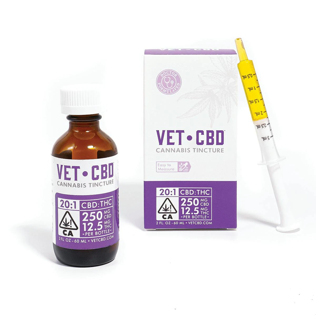 VETCBD - VETCBD - Regular Strength - 20:1 - Tincture - 250mg Main Image