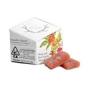 Wyld - WYLD - Pomegranate Gummies - 1:1 - 10 Pack