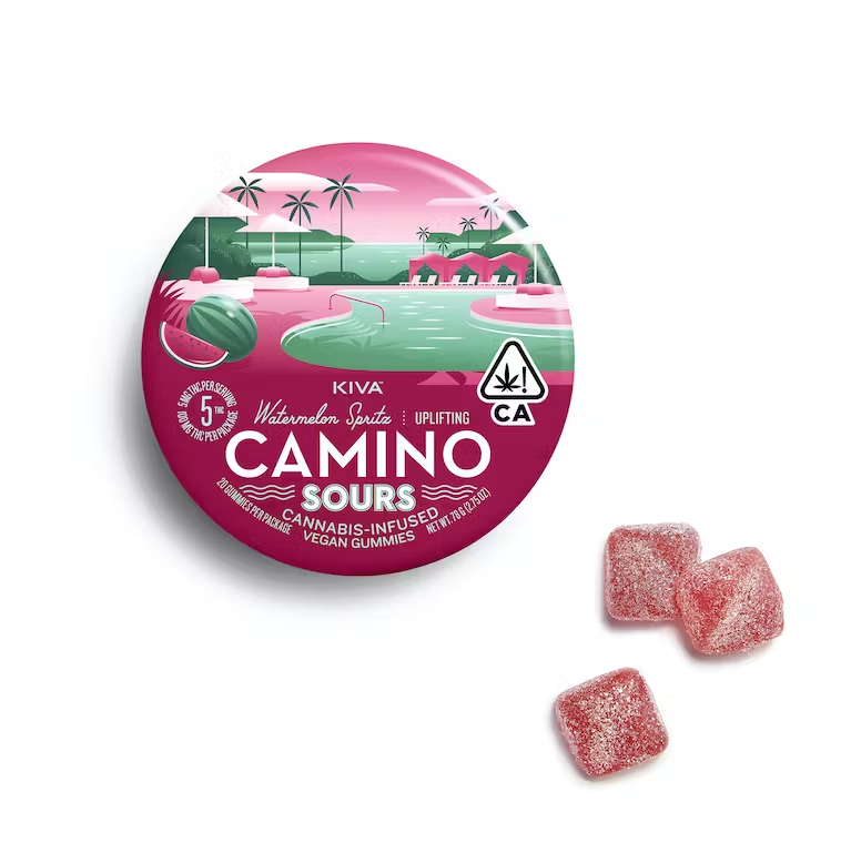 Edible - Watermelon Spritz - Sour Gummies - 10PK -100MG