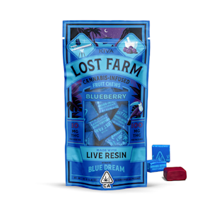 Lost Farm - Blueberry x Blue Dream | Live Resin Chews | 100mg