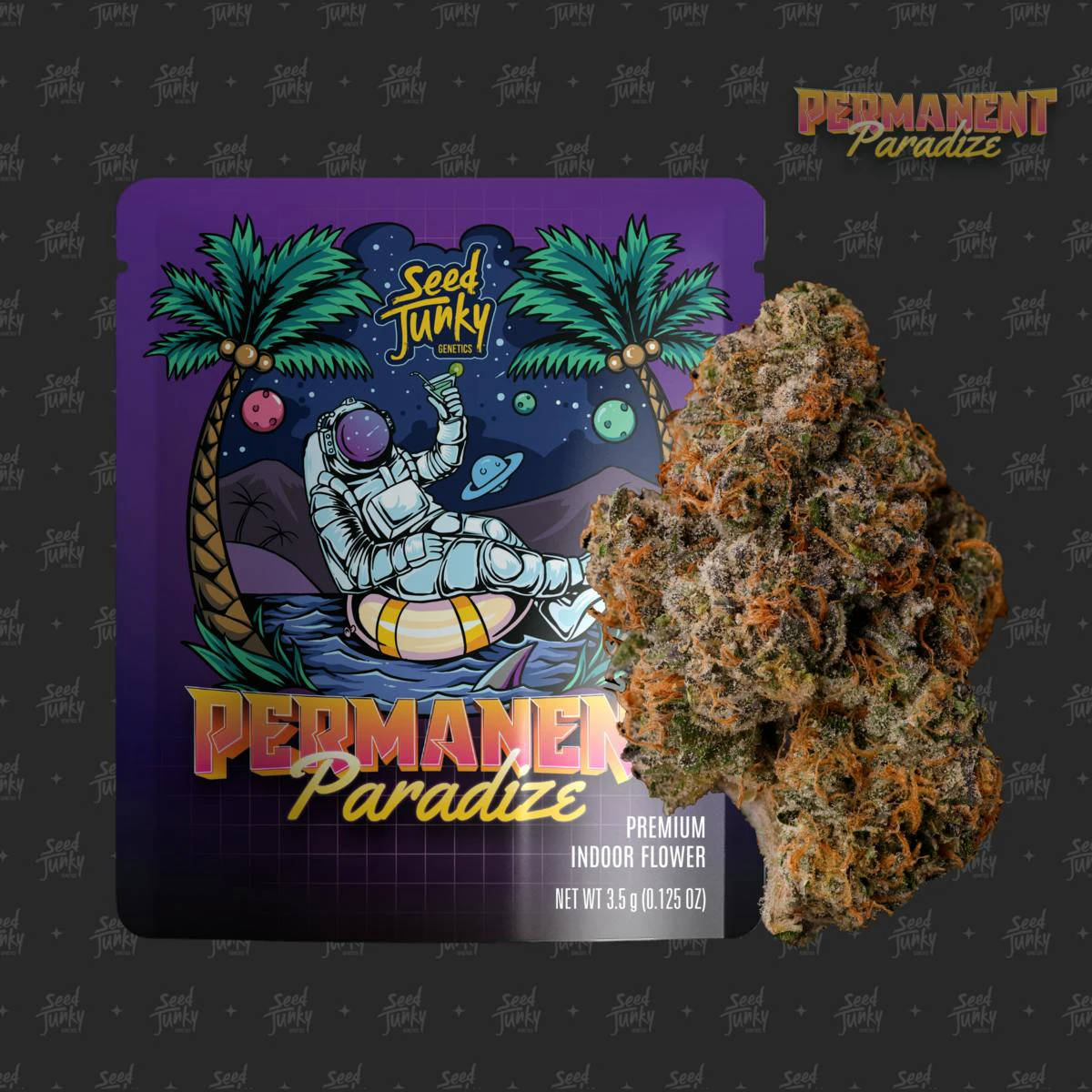 Seed Junky Genetics - Seed Junky Permanent Paradise Premium Indoor Flower 3.5g Main Image