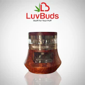 Grinder - 78mm Zinc 4pc - Wood w/ Pull Tray