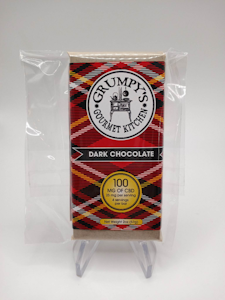 Dark Chocolate CBD Bar 100mg - Grumpy's