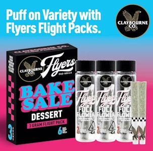 CLAYBOURNE CO. - [Claybourne Co.] Variety Preroll 6 Pack - 3g - Bake Sale (I)