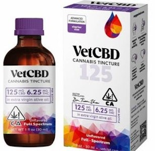 VETCBD - [VET CBD] Tincture - 30ml - 125mg Regular Strengh