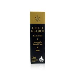 GOLD FLORA - Disposable - Super Silver Haze - Black Gold - 1G